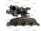 55500595 Turbocharger Mgt1549Slm Holden Astra 1.6 (Petrol) Euro 5/6 A16Sht Engine Genuine Oem