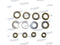 Wk2L - Injector Washer Kit Toyota Hilux 2L / 2B 3B (4 Cylinder) Diesel Fuel Injection Parts