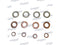 Injector Washer Kit Nissan Td27 And Qd32 & Mitsubishi 4M40 4D56 (4 Cylinder) Diesel Fuel Injection